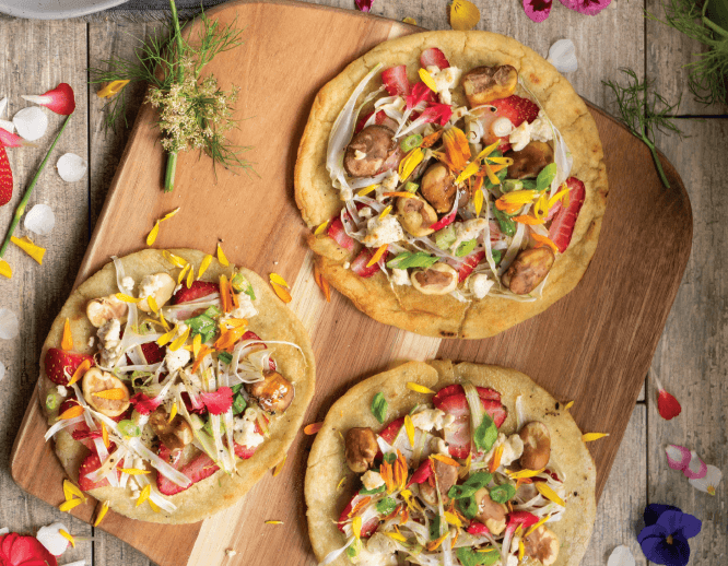 Flowering Flatbread