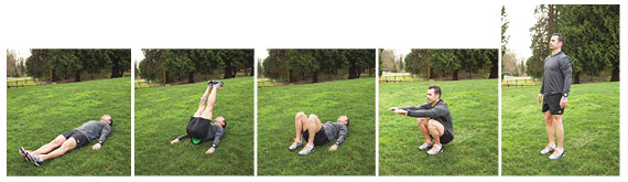 Squat Roll-ups