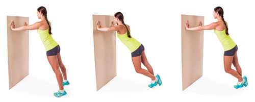Wall Pushups