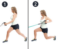 Lunge + Row