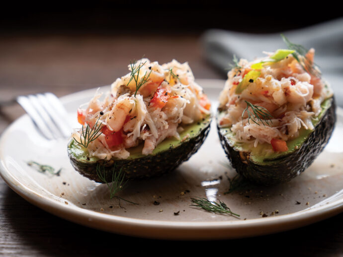 Crab and Shrimp-Stuffed Avocados