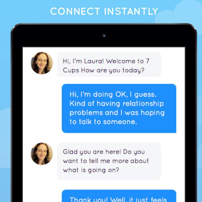 For When You Just Want to Talk: 7 Cups