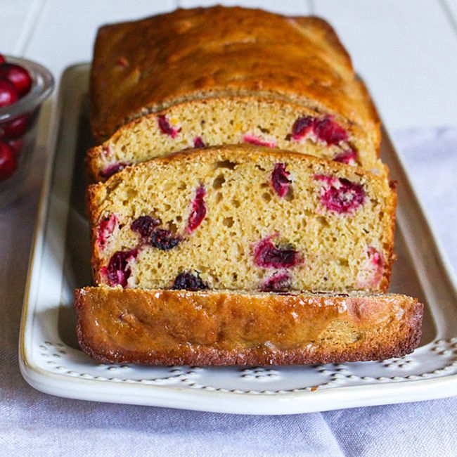 Whole-Grain Orange Cranberry Bread