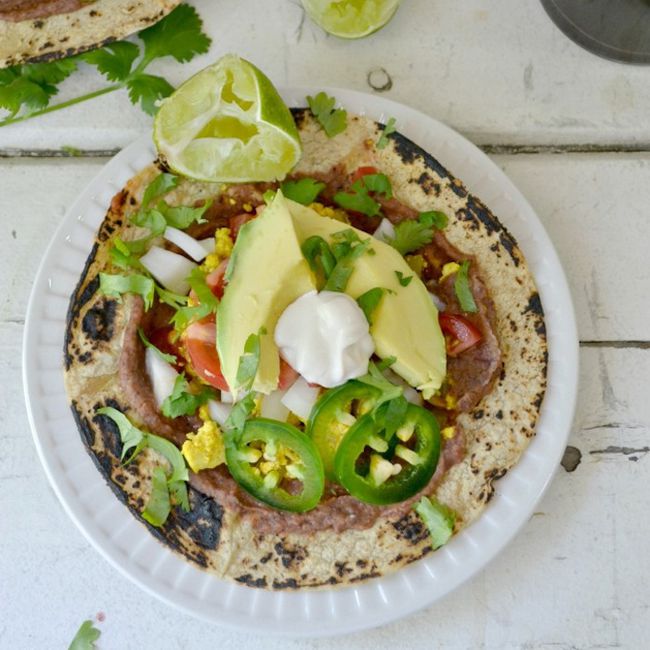 Scrambled Tofu Rancheros