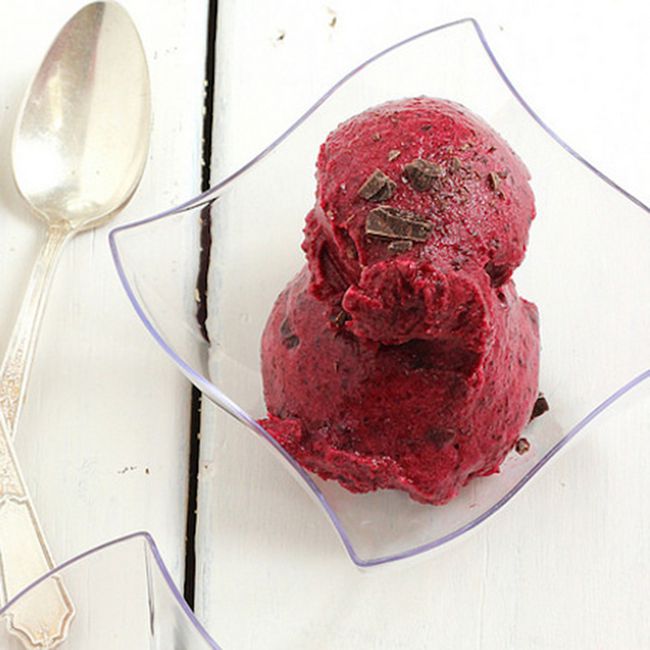 Merlot Berry and Dark Chocolate Sorbet