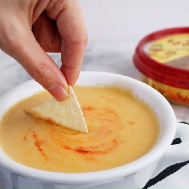 Beer Hummus Cheese Dip