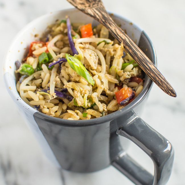 Egg Fried Rice in a Mug