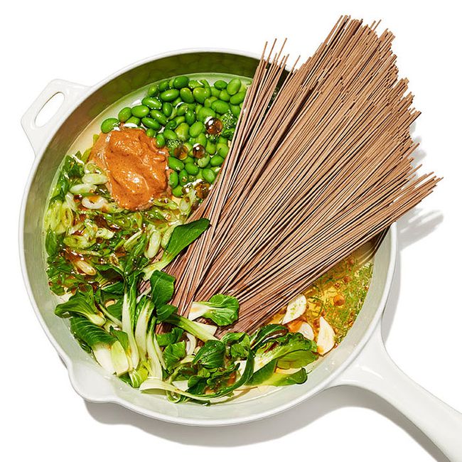 Soba Noodles In Peanut Sauce