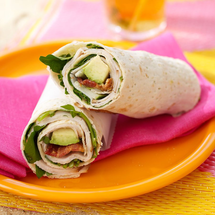 healthy wrap sandwich